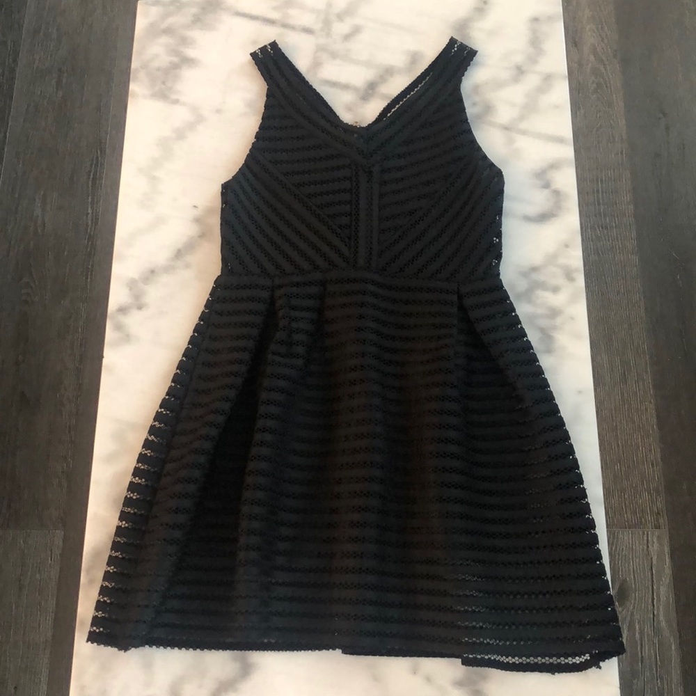 Black cocktail dress
